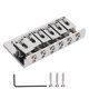 thumbnail image 1 of Professional Metal Electric Guitar Bridge Fixed Delicate Replacement Silver, 1 of 3