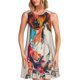 thumbnail image 1 of Fotbe Colorful Dachshund Art Vestido de Verano sin Mangas para Mujer – Vestido Midi Línea A, Estilo Camiseta Floral, Vestido Playero Casual y Fluido, 1 of 7