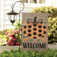 thumbnail image 3 of Pumpkin Fall Welcome Garden Flag 12 x 18 Inch Vertical Double Sided Small Autumn Holiday Yard Flags for Outside Colorful Farmhouse Holiday Outside Decorations Burlap Yard Flag, 3 of 5