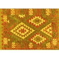 thumbnail image 1 of Ahgly Company Machine Washable Indoor Rectangle Southwestern Yellow Country Area Rugs, 2' x 4', 1 of 4
