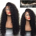 thumbnail image 1 of Peluca rizada negra rizada Pelucas afro sintéticas Cabello resistente al calor Pelucas profundas Parte par shamjiam peluca afro para mujeres negras, 1 of 7