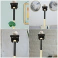 thumbnail image 3 of CATIEBYE 2Pcs Wall Mount Baseball Bat Organizer Made from Solid Wood Coffee Color, 3 of 8