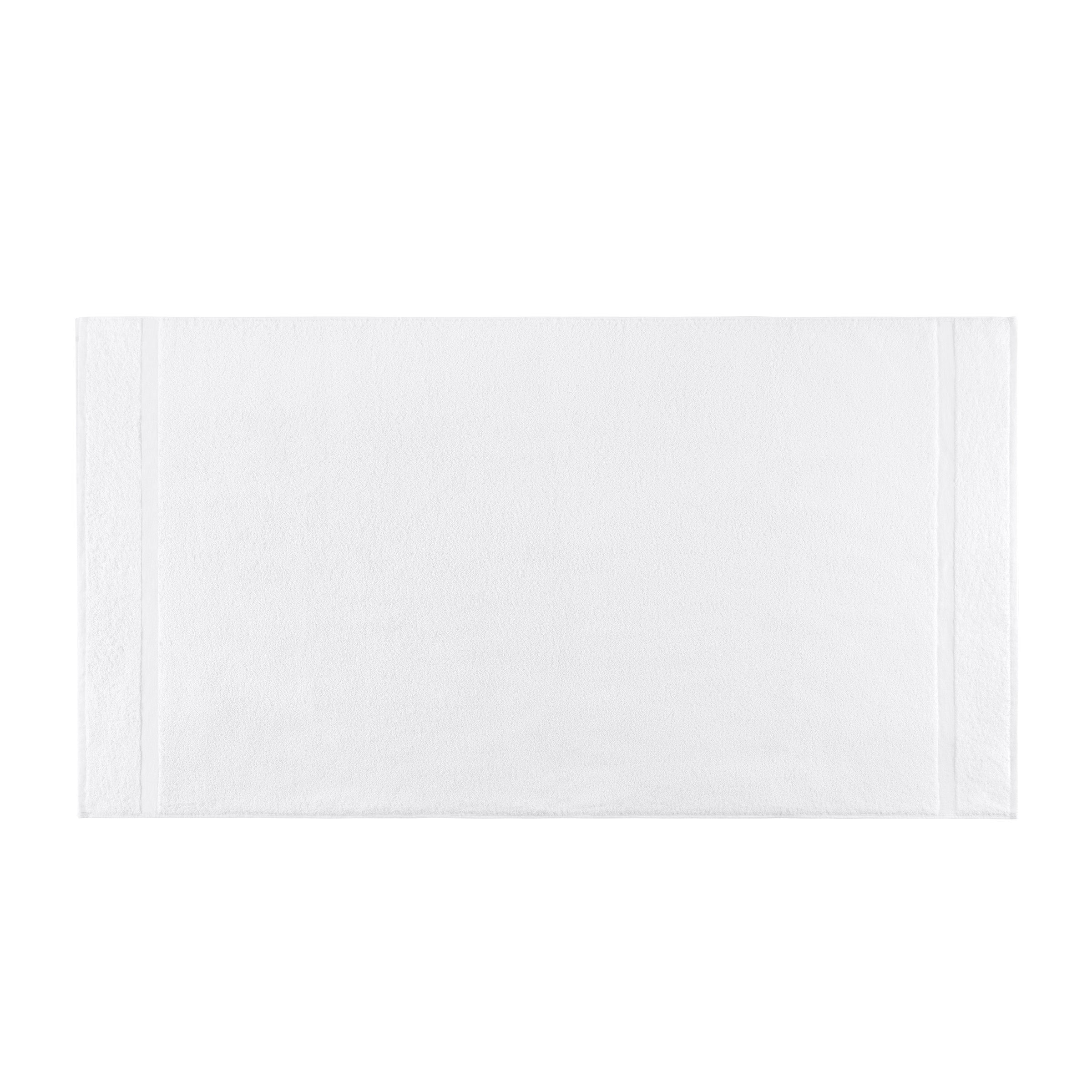 Admiral Hospitality Bath Towels (Case of 60), White, 24x48, Soft Cotton Polyester Blend