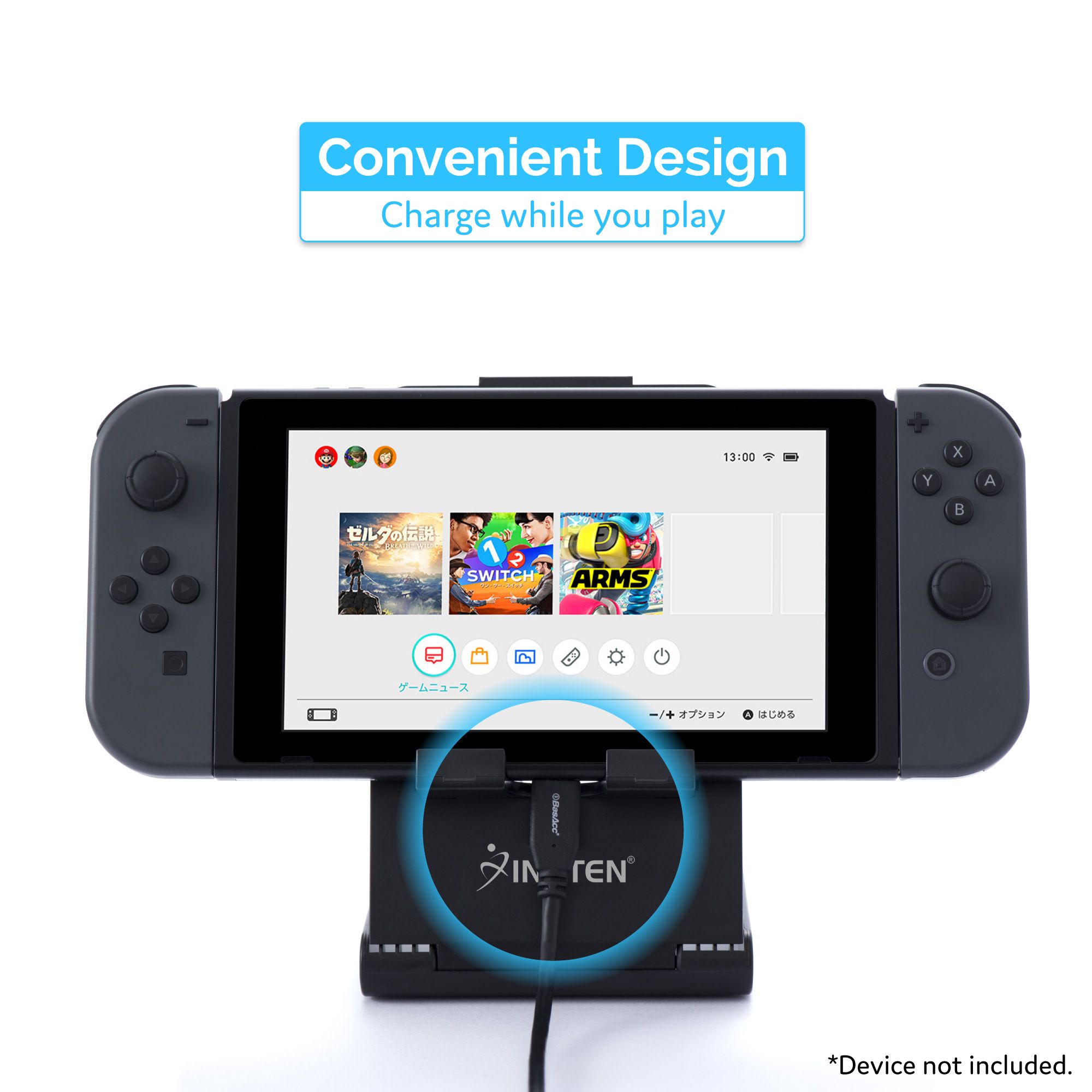 Nintendo Switch Stand, Nintendo Switch Playstand with Charging Port