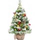 thumbnail image 1 of Pre-Encendido de Mesa de Árboles de Navidad, Mini Pequeño Árbol de Navidad con Nieve Acudieron a las Sucursales para la cubierta de Navidad Adornos de navidad, 1 of 5