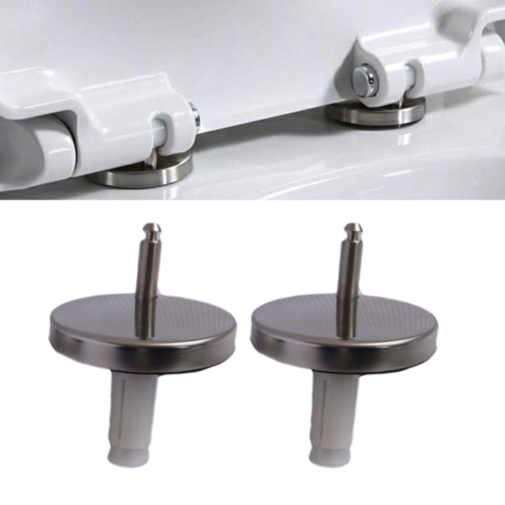 1 Pair Top Fix WC Toilet Seat Hinge Fittings Quick Release Hinges