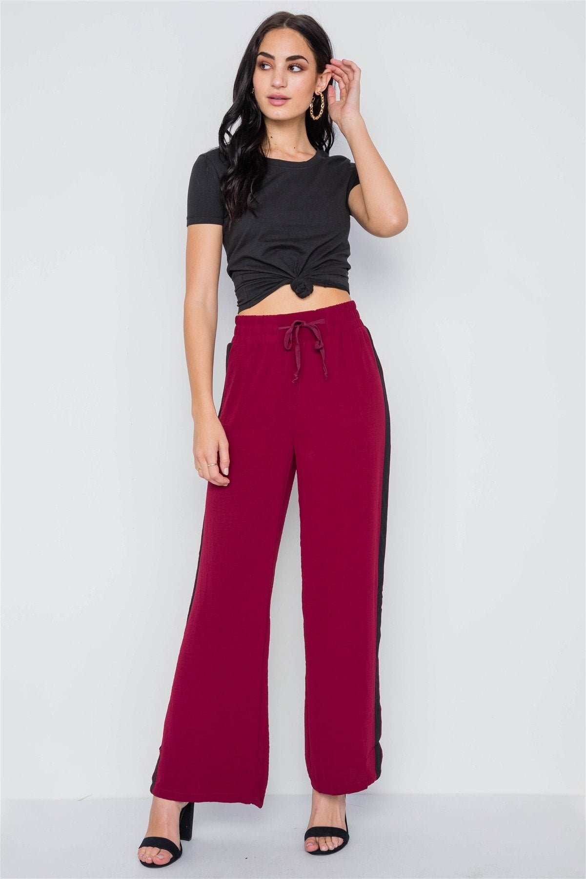 side slit pants