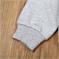 thumbnail image 7 of YONGHS Kids Boys Girls Long Sleeve Hoodie Drawstring Sweatshirt Top with Pocket Activewear Grey 13-14, 7 of 7