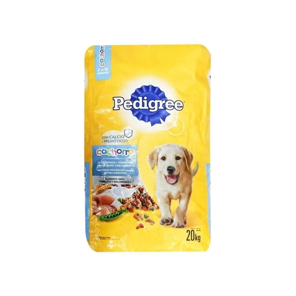 Pedigree alimento croqueta Puppy Beef & Vegetables 20KG Carne y Vegetales