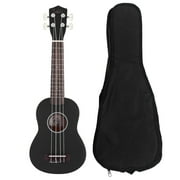 Topcobe UK103 26" Exquisite Rosewood Tenor Fingerboard Basswood Ukulele with Bag, Musical Instruments for Kids Beginners Music Lovers Starter - Black