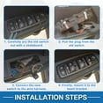 thumbnail image 7 of Unique Bargains Power Window Switch No.5ED959857A Front Left Driver Side Window Control Switch for Skoda Octavia 2014-2017 Black, 7 of 7