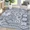 Gray, variant on HOMERRY Runner Rug 2' x 6' Washable Vintage Bohemian Patterns Hallway Runner Entryway Carpet for Doorway Bedside, Blue