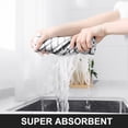 thumbnail image 4 of Simmore 100% Cotton Terry Kitchen Towels, Super Soft Absorbent Dish Towels and Dish Cloths for Kitchen Washing and Drying, 8-Piece Set, 16x28 Inches, Black, 4 of 9