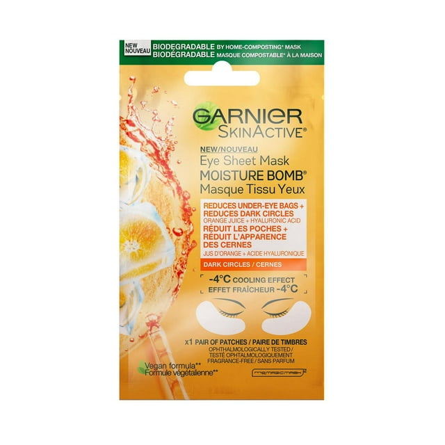 Garnier SkinActive Moisture Bomb Brightening Eye Sheet Mask