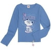 Faded Glory - Girl's Kitty Thermal With Heart Keychain