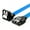 Blue, variant on XISAOK 8-Core Sata3.0 SSD Serial Port Data Cable SATA 3.0 Cable Data Cable Wire