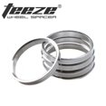 thumbnail image 1 of Teeze 1 Set Aluminum Hub Centric Rings Od 72.6 To Id 65.1 Centering Rings Car Accessories Center Ring, 1 of 5
