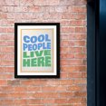thumbnail image 5 of Designs ByLITA Cool People Live Here, 11 x 14 Wall Print Inspirational (Unframed) | Funky Home Decor, 5 of 6