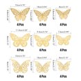 thumbnail image 2 of Mariposa Pegatinas De Pared Mariposas Huecas Tatuajes De Pared Diy Decoración De Pared Para Fiesta En Casa Sweethay HA039984-01, 2 of 6