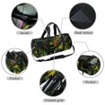 thumbnail image 2 of Plant Durable Duffle Bag for Gym, Sports, and Travel. Convenient Carry on Bag with Interior Zipper Pocket. Large Capacity Yoga Bag, Size 17.7 inches, 2 of 6