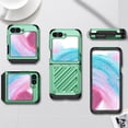 thumbnail image 1 of Ultra Thin Captivating Detachable Spring Case Film Integrated Case for Samsung Z Flip5 with PC and TPU Material, 1 of 7
