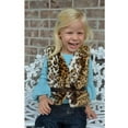 thumbnail image 3 of Little Girls Brown Leopard Faux Fur Vest 5-6, 3 of 3