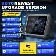 VDIAGTOOL Automotive Bidirectional Scan Tool VD70 OBD2 Scanner Diagnostic Tool with ECU Cod-ing, 36+ Resets, 3-Year Update