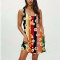 thumbnail image 7 of Ailaofu Women's Casual Boho Beach Floral Nightgown - Summer Sleeveless Tank Sleep Dress, 7 of 7