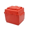 thumbnail image 1 of Caja de batería para bicicleta eléctrica Soporte de batería Estuche de transporte Protección resistente a la intemperie Rojo, 1 of 8
