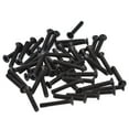 thumbnail image 1 of Countersunk Screw, Safe Installation Durable 50Pcs A2-70  Screws Black Galvanized  For High Accuracy Machines, 1 of 8