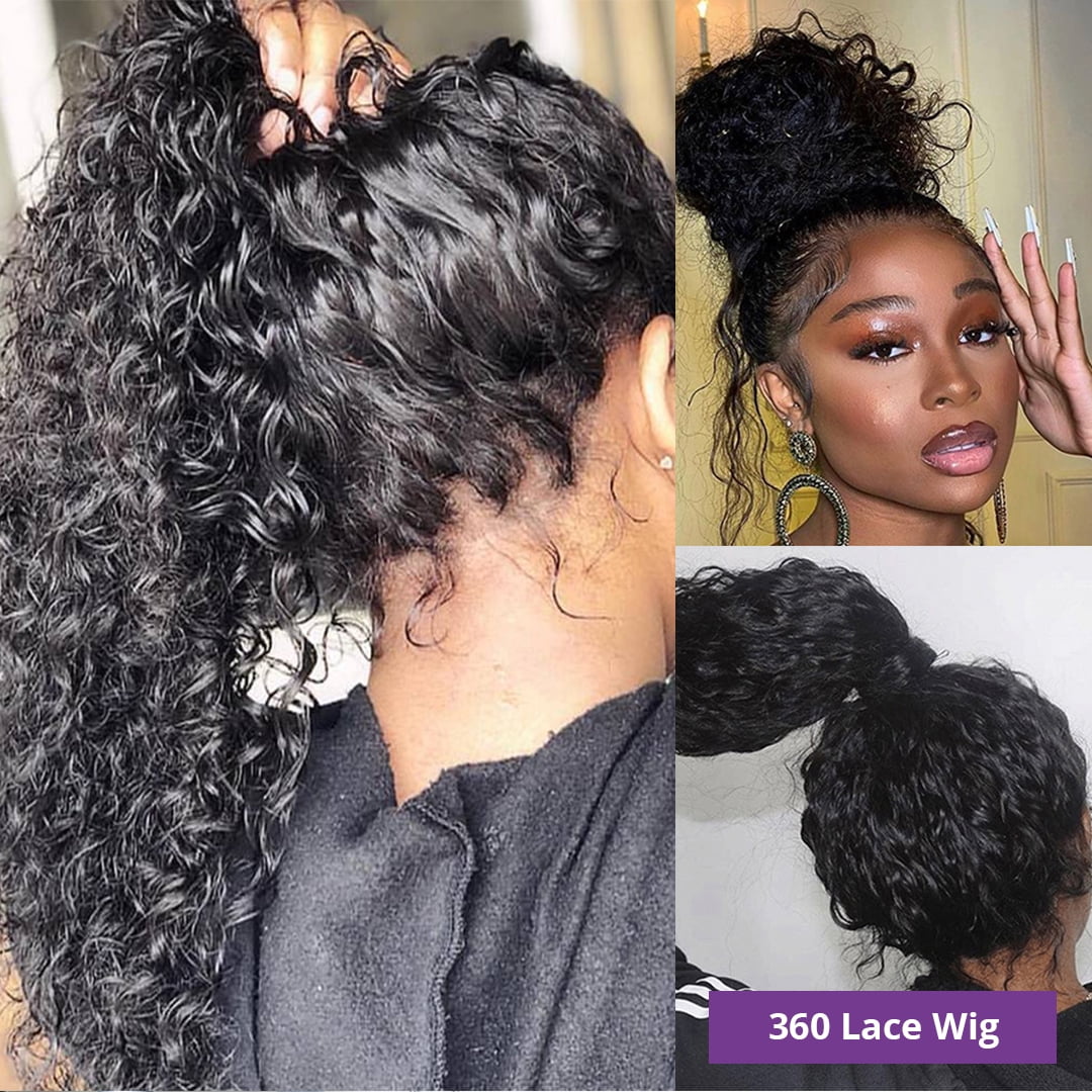 Curly Human Hair Wig 13x4 360 DOPI Deep Wave Lace Frontal Brazilian Wigs For Black Women Human Hair 13x6 Water Wave Lace Front Wig