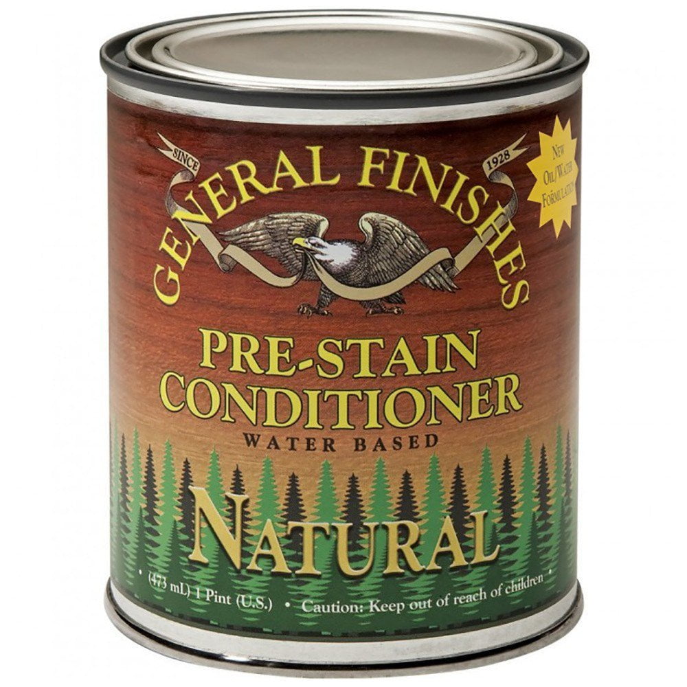 WNPT Water Base Wood Stain, 1 pint, Pre Stain Natural, No harsh