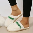 thumbnail image 2 of Vedolay Slippers Women Cozy Home Slippers Winter House Shoes Indoor Outdoor Green,37, 2 of 5
