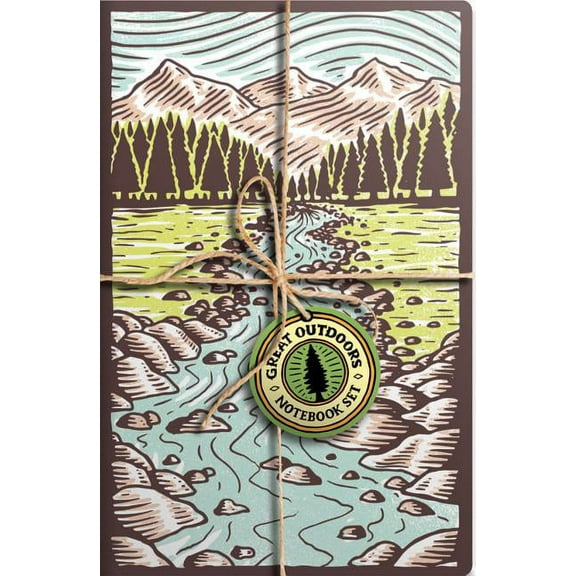 Great Outdoors Notebook Set: (Nature Notebooks, Books about the Outdoors), (Paperback)
