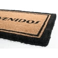 thumbnail image 2 of HomeRoots 555484 18 x 30 in. Brown & Black Coir Bienvenidos Outdoor Door Mat, 2 of 5