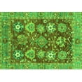 thumbnail image 1 of Ahgly Company Indoor Rectangle Abstract Green Modern Area Rugs, 2' x 3', 1 of 4