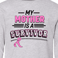 thumbnail image 4 of Inktastic My Mother is a Survivor Breast Cancer Awareness Long Sleeve Youth T-Shirt, 4 of 5
