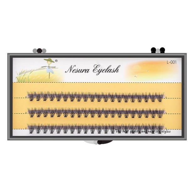 Pestañas postizas de extensión primaria termofusibles de 20 mm de grosor natural, de fácil manejo
