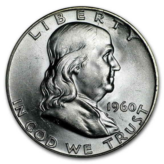 1960 Franklin Half Dollar BU