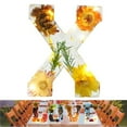 thumbnail image 2 of Handmade Floral Night Light Floral Resin Night Light Letter Floral Resin Night Light Flower Resin Letters With LED Light Floral Resin Letter Nightlight, 2 of 3