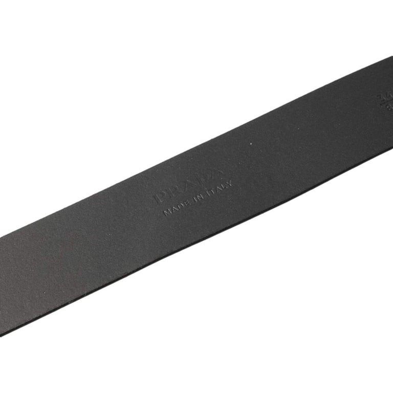 Prada Navy Saffiano Leather Belt  Silver Belt Buckle 2CM046 Prada Navy Saffiano Leather Belt Silver Belt Buckle 2CM046  main image 4