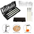 thumbnail image 2 of KINGROON Deburring Tool Kit Engraving Carving Tool DIY 3D Printer Part 3D Model File Scraper Material Removal Tool with Chiseling Blade/ Stencil Edge BladeFine Point Blade and More, 2 of 7