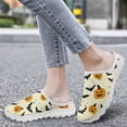 thumbnail image 4 of POLERO Womens Black Bat and Pumpkin Mules Shoes Cute Halloween Shoes for Ladies Mother, Slip On Open Back Casual Shoes for Holiday Party, 4 of 7