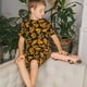 thumbnail image 4 of Balery fall leaf Conjunto de Pijama Infantil de Manga Corta con Estampado – Ropa de Dormir de Algodón Suave-Large, 4 of 6