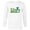 White, variant on Disney Lilo & Stitch Feeling Lucky St Patrick’s Day - Long Sleeve T-Shirt for Men - Customized-White