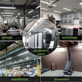thumbnail image 6 of 4FT 120W LED Shop Light Linkable, 13000lm(400w Equivalent), 5000K Utility Shop Lights for Garages, Workshops, Basements, Hanging or FlushMount, with Power Cord and Pull Chain, ETL, 2 Pack, 6 of 7