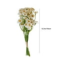 thumbnail image 2 of Wadada Fake Plant Artificial Orchid Artificial Plants Indoor Yellow Artificial Daisy Flower Faux Wildflowers Outside Indoor Garden Home Decor for Outdoors Office Home (White), 2 of 6