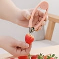 thumbnail image 3 of 1pcs Strawberry Steel Pineapple Eye Peeler Fruit and vegetable Practical Seed Remover Clip Fruit Tools Kitchen Gadgets, 3 of 8