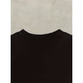thumbnail image 4 of Camiseta de moda con estampado 3D para hombre, cuello redondo informal, tejido de punto de poliéster, corte regular con detalle estampado., 4 of 5