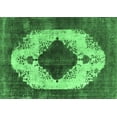 thumbnail image 1 of Ahgly Company Indoor Rectangle Oriental Emerald Green Industrial Area Rugs, 4' x 6', 1 of 4